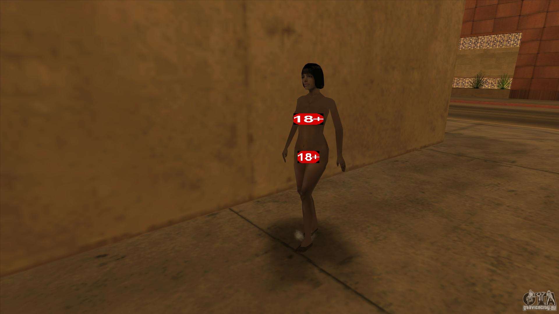 Nude Girls Peds Mod Pack Naked Woman для GTA San Andreas