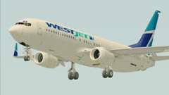 Boeing 737-800 WestJet Airlines для GTA San Andreas