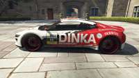 Dinka Jester Racecar из GTA 5 - вид сбоку