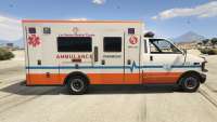 GTA 5 Brute Ambulance Los Santos Medical Center - вид сбоку