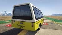 GTA 5 Brute Rental Shuttle Bus - вид сзади
