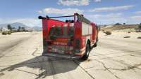 GTA 5 MTL Fire Truck - вид сзади