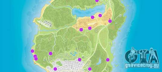 Гта 5 карта магазинов для ограбления