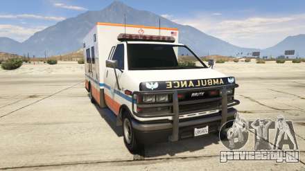 GTA 5 Brute Ambulance - описание, характеристики и скриншоты скорой помощи.
