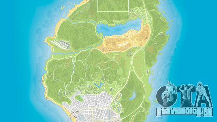 Чилиад на карте в ГТА 5 онлайн (GTA 5 online)