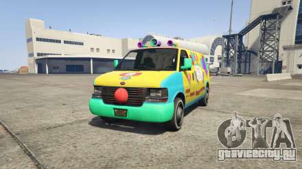 GTA 5 Vapid Clown Van - скриншоты, характеристики и описание фургона.