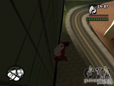 Wallrun - бесконечный бег по стене для GTA San Andreas