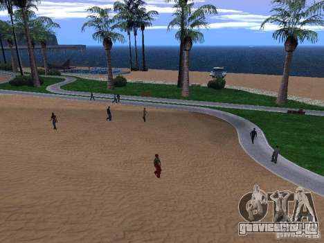 Новые текстуры пляжа v1.0 для GTA San Andreas