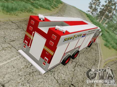 E-One F.D.N.Y Fire Rescue 1 для GTA San Andreas