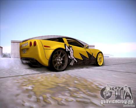 Chevrolet Corvette C6 super promotion для GTA San Andreas