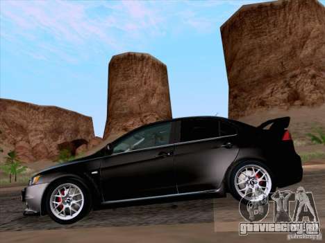Mitsubishi Lancer Evolution X 2008 для GTA San Andreas