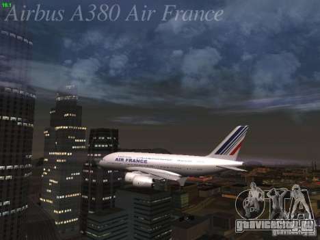 Airbus A380-800 Air France для GTA San Andreas