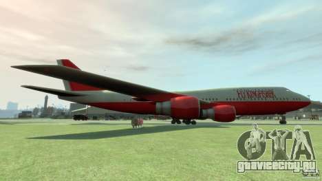 Fly Kingfisher Airplanes without logo для GTA 4