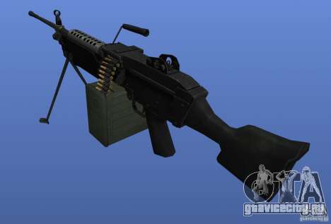 Пулемёт M249SAW для GTA 4