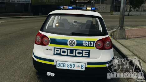 Volkswagen Golf 5 GTI South African Police [ELS] для GTA 4