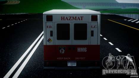 LCFD Hazmat Truck v1.3 для GTA 4