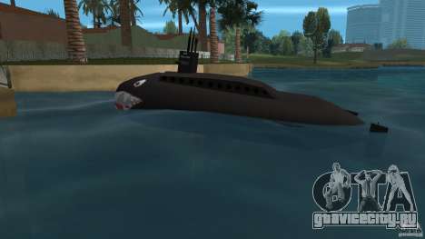 Vice City Submarine with face для GTA Vice City