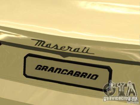 Maserati GranCabrio 2011 для GTA San Andreas