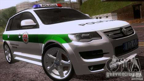 Volkswagen Touareg Policija для GTA San Andreas