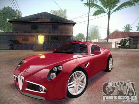 Alfa Romeo 8C Competizione v.2.0 для GTA San Andreas