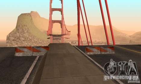 Разрушенный мост в San Fierro для GTA San Andreas