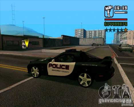 Mazda RX-7 FD3S Police для GTA San Andreas