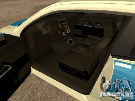 Volkswagen Scirocco German Police для GTA San Andreas