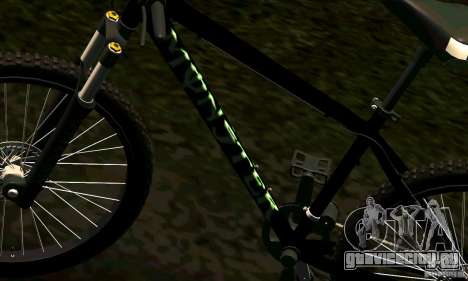 Велосипед с надписями Monster Energy для GTA San Andreas