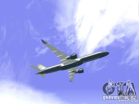 Boeing 757-200 United Airlines для GTA San Andreas