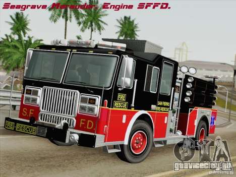 Seagrave Marauder Engine SFFD для GTA San Andreas