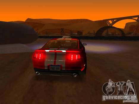 Ford Shelby GT500 для GTA San Andreas