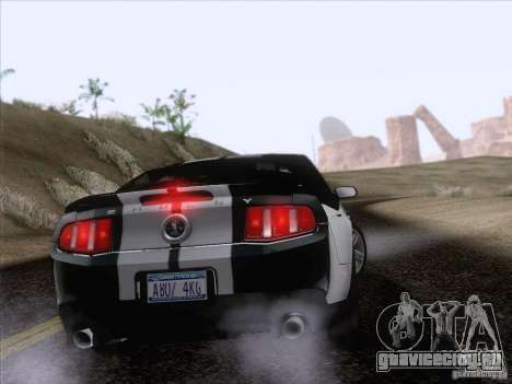 Ford Shelby Mustang GT500 2010 для GTA San Andreas