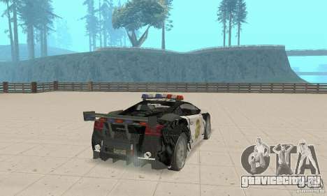 Lamborghini Gallardo Cop V1.0 для GTA San Andreas