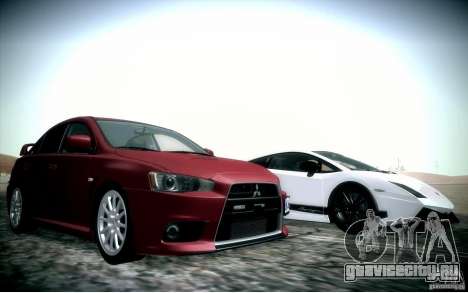 Mitsubishi Lancer Evolution X для GTA San Andreas