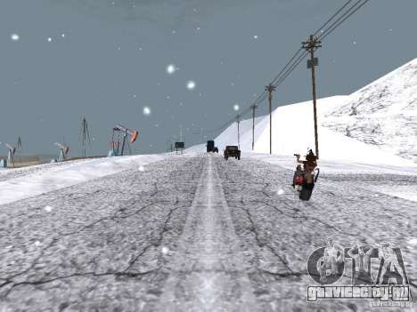 Снег для GTA San Andreas