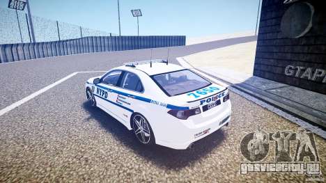 Honda Accord Type R NYPD (City Patrol 7605) ELS для GTA 4