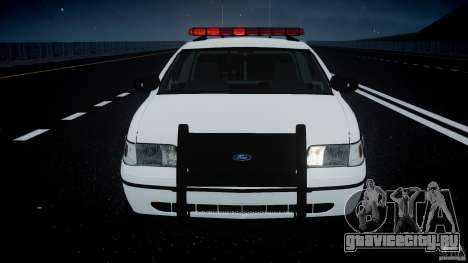 Ford Crown Victoria 2003 FBI Police V2.0 [ELS] для GTA 4