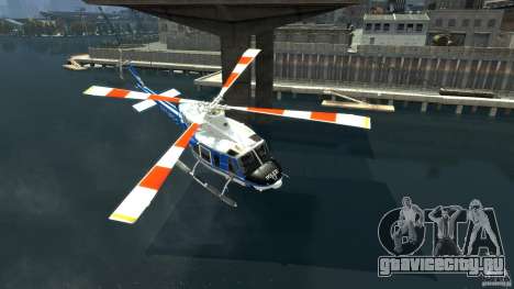 Bell412/NYPD Air Sea Rescue Helicopter для GTA 4
