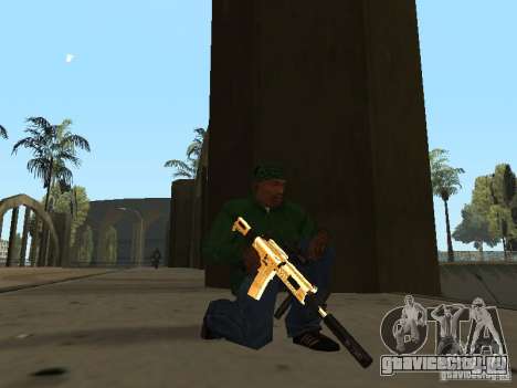 Пак золотого оружия для GTA San Andreas