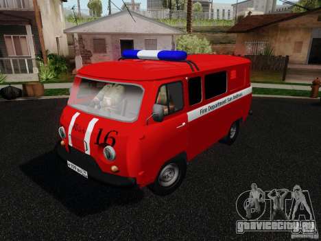 УАЗ-3909 Пожарная служба для GTA San Andreas