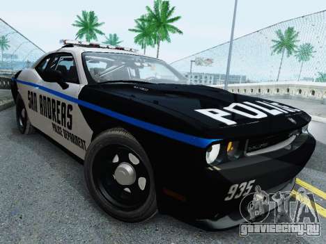 Dodge Challenger SRT8 2010 Police для GTA San Andreas