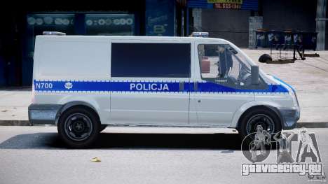 Ford Transit Polish Police [ELS] для GTA 4