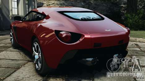Aston Martin V12 Zagato 2011 v1.0 для GTA 4