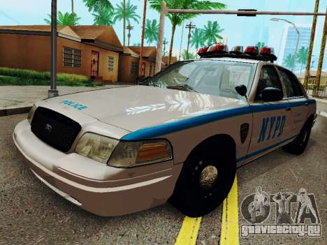 Ford Crown Victoria 2003 NYPD White для GTA San Andreas