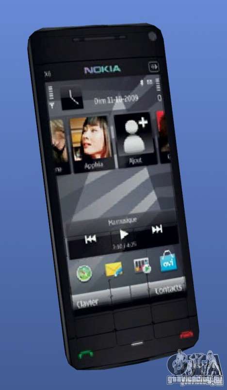 Мобильный телефон Nokia X6 для GTA 4