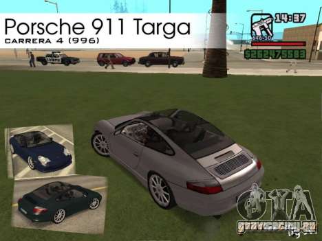 Porsche 911 TARGA для GTA San Andreas