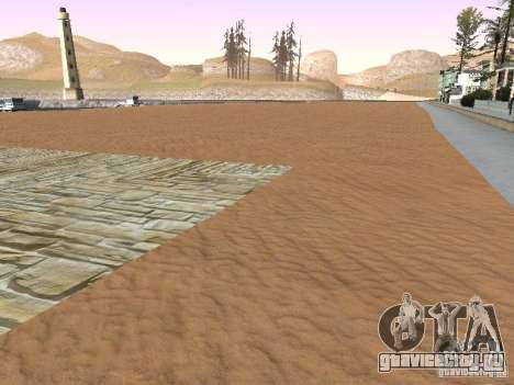 Новые текстуры пляжа v1.0 для GTA San Andreas