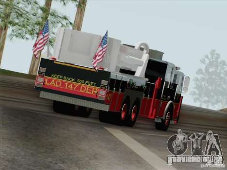 Seagrave Marauder II. SFFD Ladder 147 для GTA San Andreas