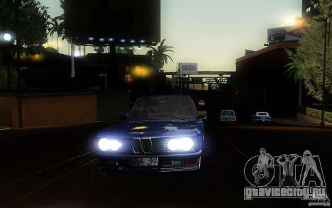 BMW E28 525e ShadowLine Stock для GTA San Andreas