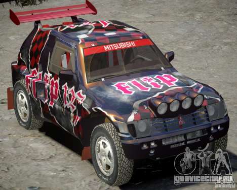 Mitsubishi Pajero Proto Dakar Винил 3 для GTA 4